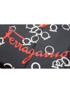 Ferragamo three dimensional logo pattern silk scarf - SALVATORE FERRAGAMO - BALAAN 3