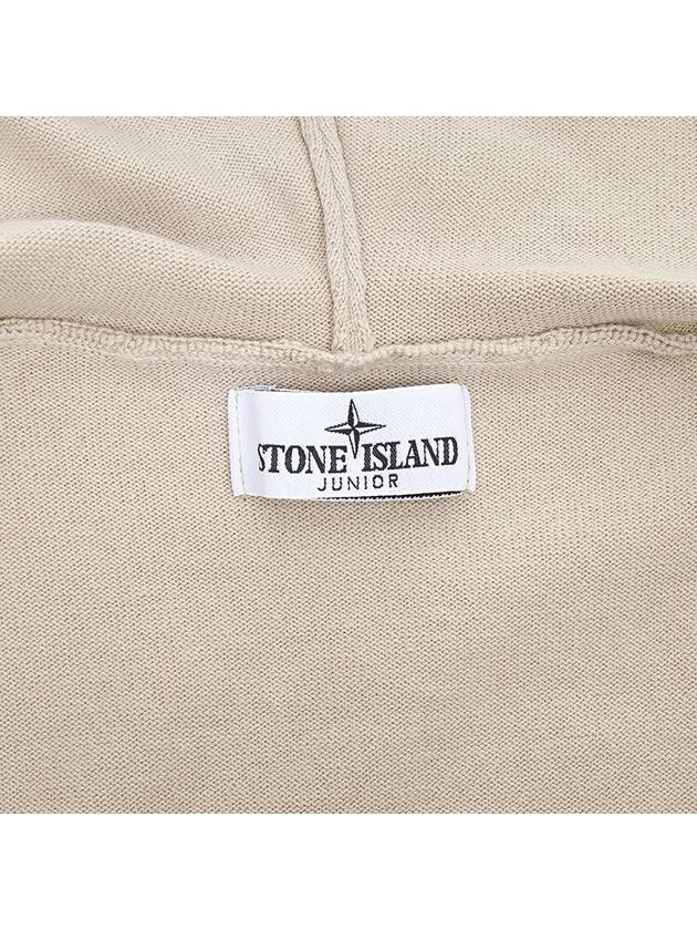 Kids Hooded Zip up Cardigan 8016513B2 V0091 8A - STONE ISLAND - BALAAN 8