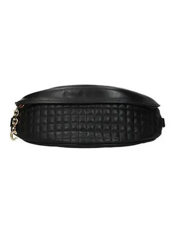 Quilted C Charm Cross Bag Black 188153BFI - CELINE - BALAAN 1