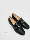 Gold Lettering Moccasin Loafers Black G45123 B14026 94305 - CHANEL - BALAAN 3