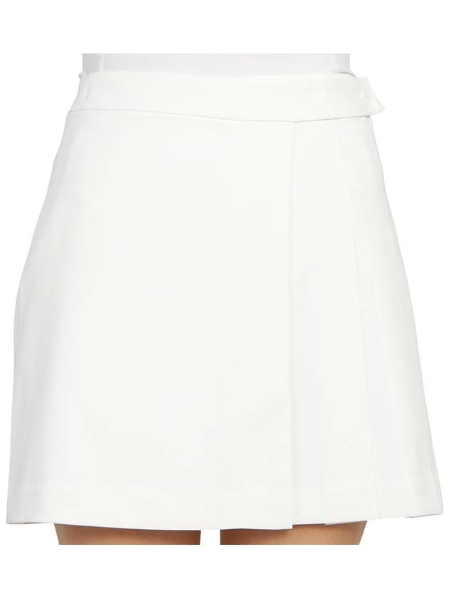 Women's Cataleya Pleated Skirt White - J.LINDEBERG - BALAAN 7