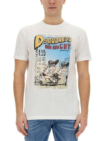 long sleeve t-shirt S74GD1226 S23009100 WHITE - DSQUARED2 - BALAAN 1