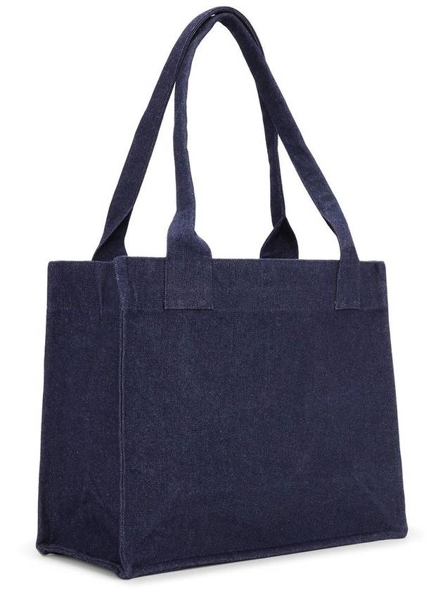 Logo Tote Bag Shoulder Navy Women s - GANNI - BALAAN 4