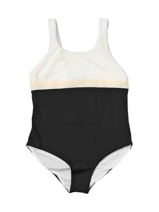 Kids Logo Two tone Swimsuit 2C000 08 89A04 999 - MONCLER - BALAAN 1