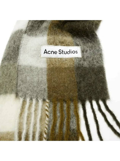 Mohair Check Muffler CA0084 DID - ACNE STUDIOS - BALAAN 2