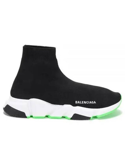 Speed Runner High Top Sneakers Black Green - BALENCIAGA - BALAAN 2