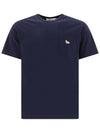 Baby Fox Patch Pocket Short Sleeve T-Shirt Navy - MAISON KITSUNE - BALAAN 1