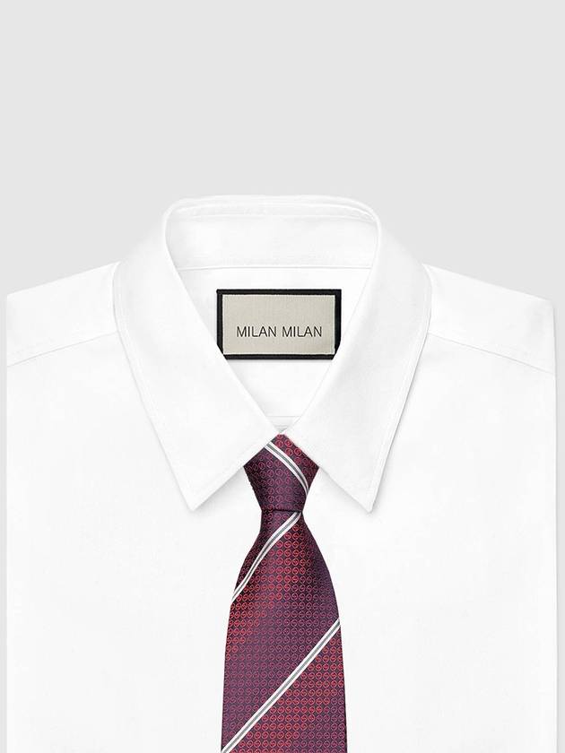 interlocking logo silk tie - GUCCI - BALAAN.