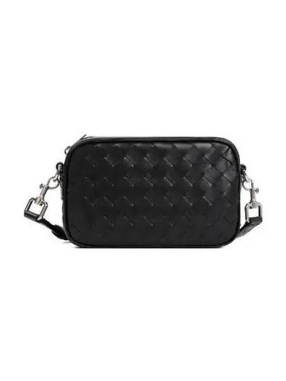 Intrecciato Camera Mini Cross Bag Black - BOTTEGA VENETA - BALAAN 2