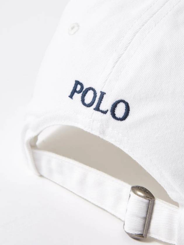 Embroidered Pony Ball Cap White - POLO RALPH LAUREN - BALAAN 5