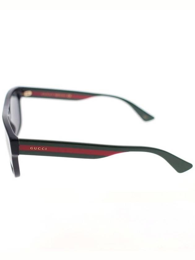 Eyewear Web Square Sunglasses Black - GUCCI - BALAAN 4