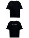 Staff Only Cotton Short Sleeve T-Shirt Black - FENDI - BALAAN 5