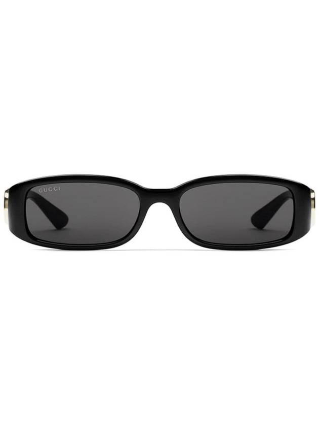 Eyewear Rectangular Frame Sunglasses Black - GUCCI - BALAAN 2