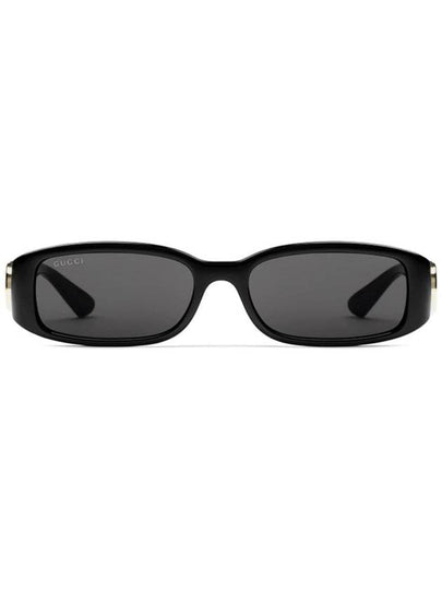 Eyewear Rectangular Frame Sunglasses Black - GUCCI - BALAAN 2