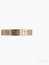 Numerical Engraved Logo Ring Gold - MAISON MARGIELA - BALAAN 2