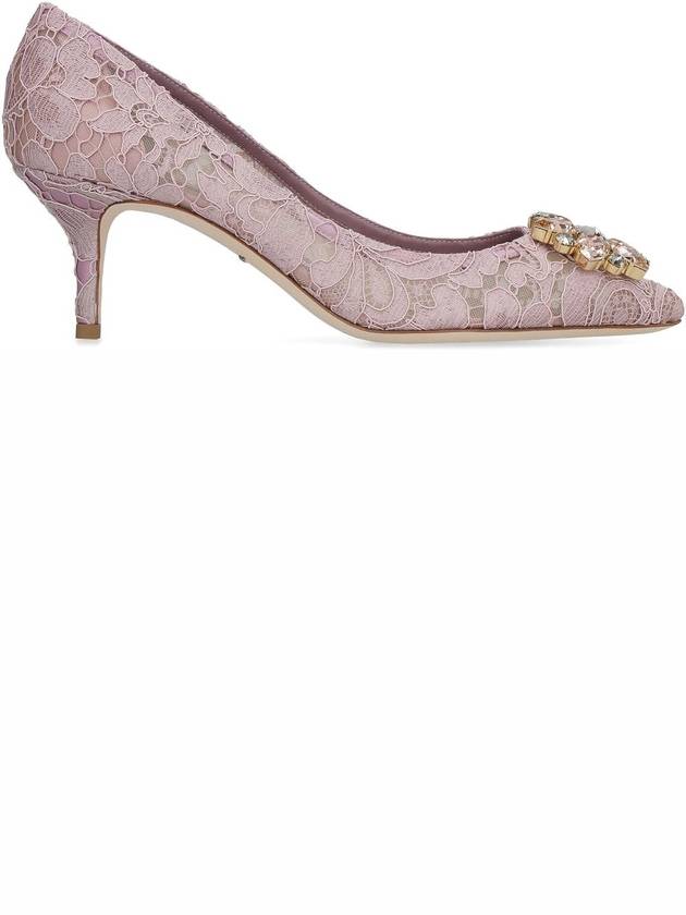 Brooch Lace Rainbow Pumps Heel Blush - DOLCE&GABBANA - BALAAN 3