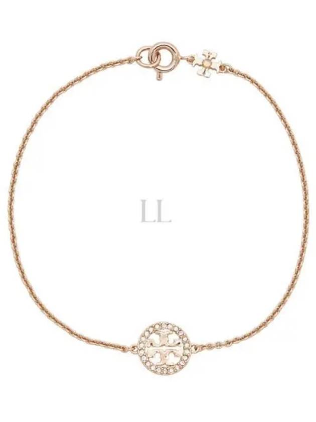 Miller Pave Chain Bracelet Rose - TORY BURCH - BALAAN 2