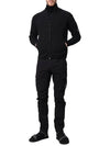 Lambswool GRS Zipped Cardigan Black - CP COMPANY - BALAAN 3