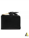 Le Porte Monnaie Tourni Leather Card Wallet Black - JACQUEMUS - BALAAN 2