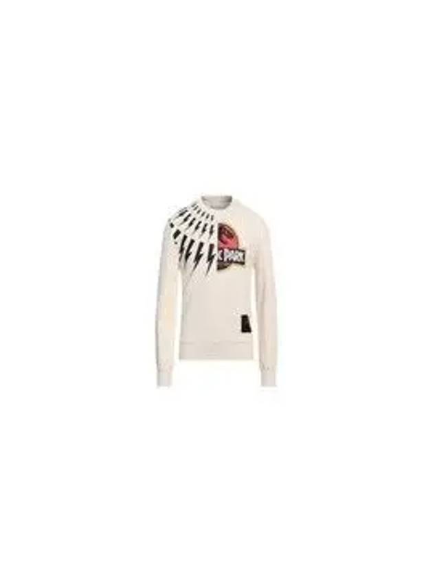 Jurassic Park Sweatshirt Ivory - NEIL BARRETT - BALAAN 5