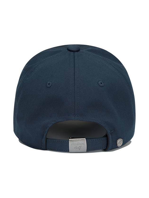 Malbon Letter Ball Cap NAVY - MALBON GOLF - BALAAN 3