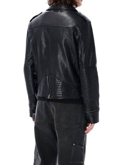 Leather Biker jacket - GOLDEN GOOSE - BALAAN 2