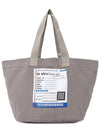 Maison Big Name Men s Tote Bag I12BG701 LT GRAY - MIHARA YASUHIRO - BALAAN 1