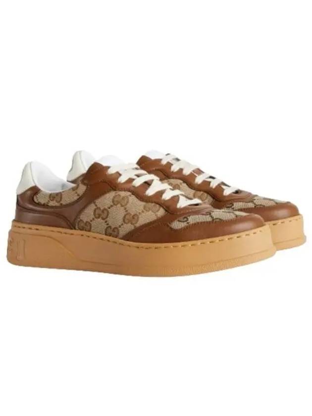 Original GG Low Top Sneakers Brown - GUCCI - BALAAN 2