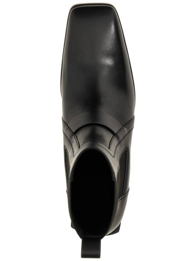 Rick Owens 'Heeled Silver' Boots - RICK OWENS - BALAAN 4