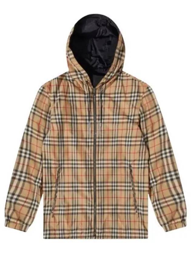 Reversible Vintage Check Hooded Jacket Archive Beige - BURBERRY - BALAAN 2