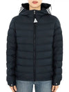 Kids BATARN Logo Patch Hooded Padded Jacket Navy 1A00017 549SK 77G 12 14A Adults can be worn - MONCLER - BALAAN 1