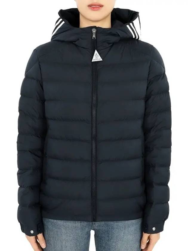 Kids BATARN Logo Patch Hooded Padded Jacket Navy 1A00017 549SK 77G 12 14A Adults can be worn - MONCLER - BALAAN 1