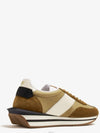 Logo James Panel Low Top Sneakers Brown - TOM FORD - BALAAN 5