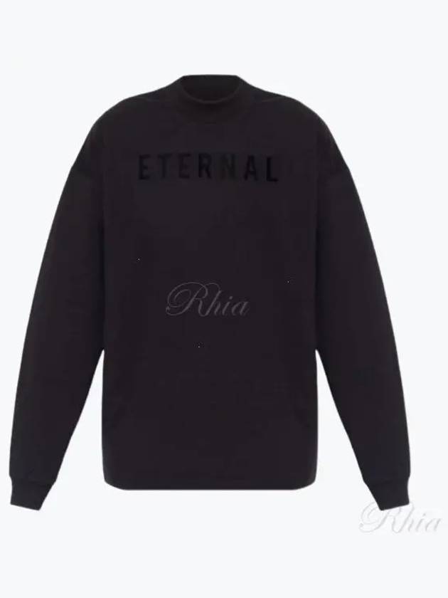 Eternal Crew Neck Cotton Long Sleeve T-Shirt Black - FEAR OF GOD - BALAAN 2