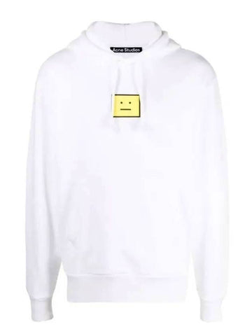 Face Logo Hoodie White - ACNE STUDIOS - BALAAN 1