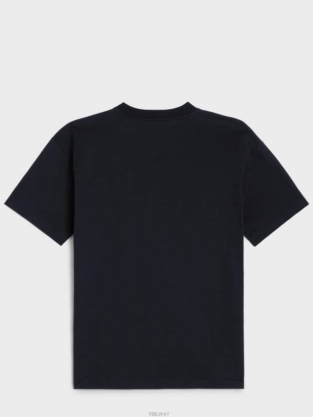 Triomphe Loose Logo Short Sleeve T-Shirt Black - CELINE - BALAAN 5