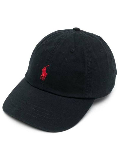 Embroidered Pony Ball Cap Black - POLO RALPH LAUREN - BALAAN 2