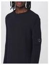 Lens Wappen Knit Top Black - CP COMPANY - BALAAN 2