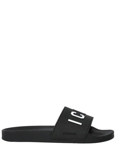 Men’s Icon Slippers Black - DSQUARED2 - BALAAN 2