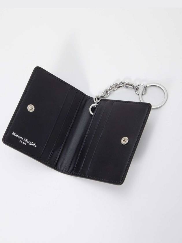 Stitch Keyring Card Wallet Black - MAISON MARGIELA - BALAAN 4