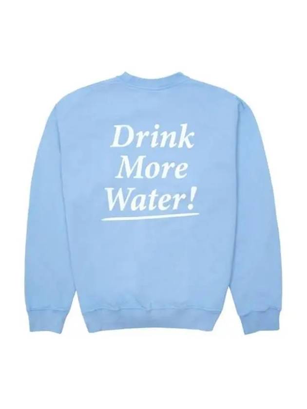 Crewneck Cotton Sweatshirt Blue - SPORTY & RICH - BALAAN 3