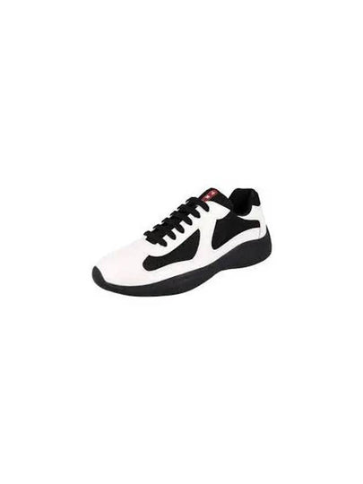 America's Cup Low Top Sneakers White Black - PRADA - BALAAN 2