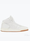 SL 08 Calfskin Mid High Top Sneakers White - SAINT LAURENT - BALAAN 2