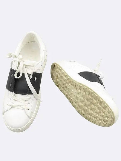 White Leather Hidden Women s Sneakers 35 - VALENTINO - BALAAN 2