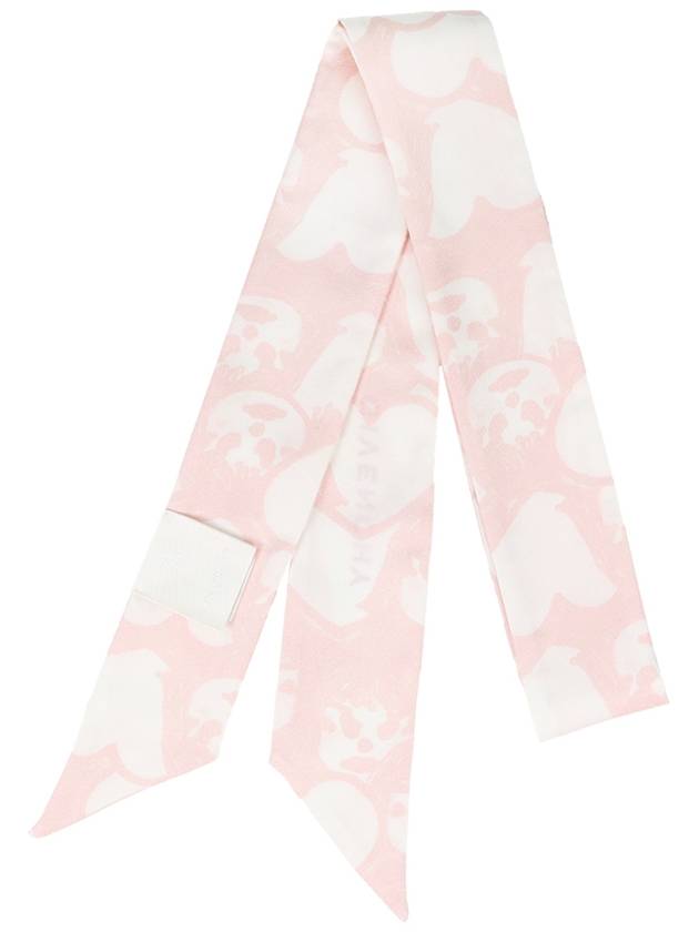 Heart Logo Print Silk Scarf BG00C4G00P 657 - GIVENCHY - BALAAN 2