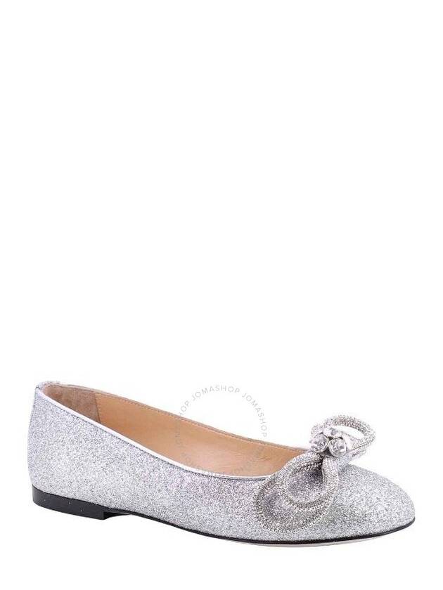 Mach & Mach Double Bow Glitter Flats, Brand Size 35 ( US Size 5 ) - MACH & MACH - BALAAN 2