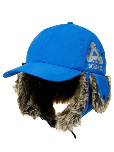 Gore Tex Dog Ears 6 Panel Cap Blue P25H110 - PALACE - BALAAN 1