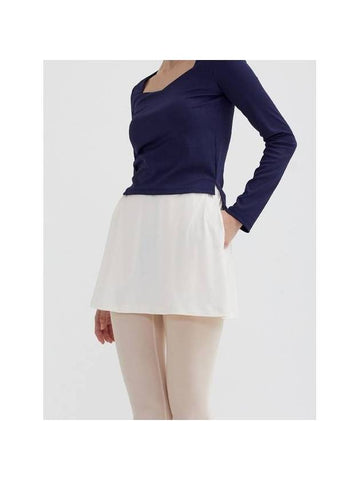 BRIENNE Pocket A-Line Skirt White - REPERE - BALAAN 1