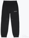 Side Logo Cotton JoGGer Track Pants Black - GANNI - BALAAN 2