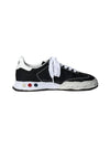 Herbie Sole Canvas Low Top Sneakers Black - MAISON MIHARA YASUHIRO - BALAAN 1